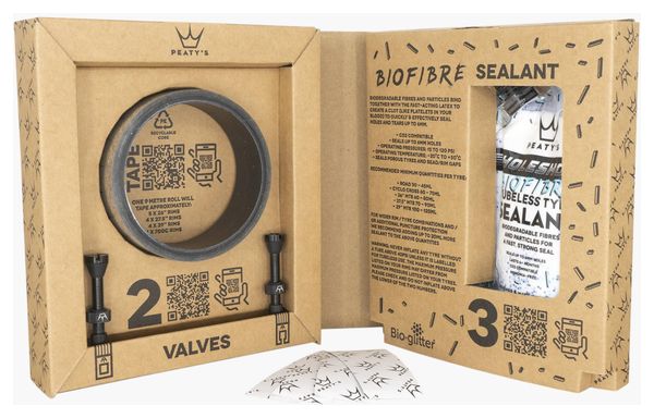 Kit de Conversion Tubeless Peaty's Route/Cyclocross 21mm