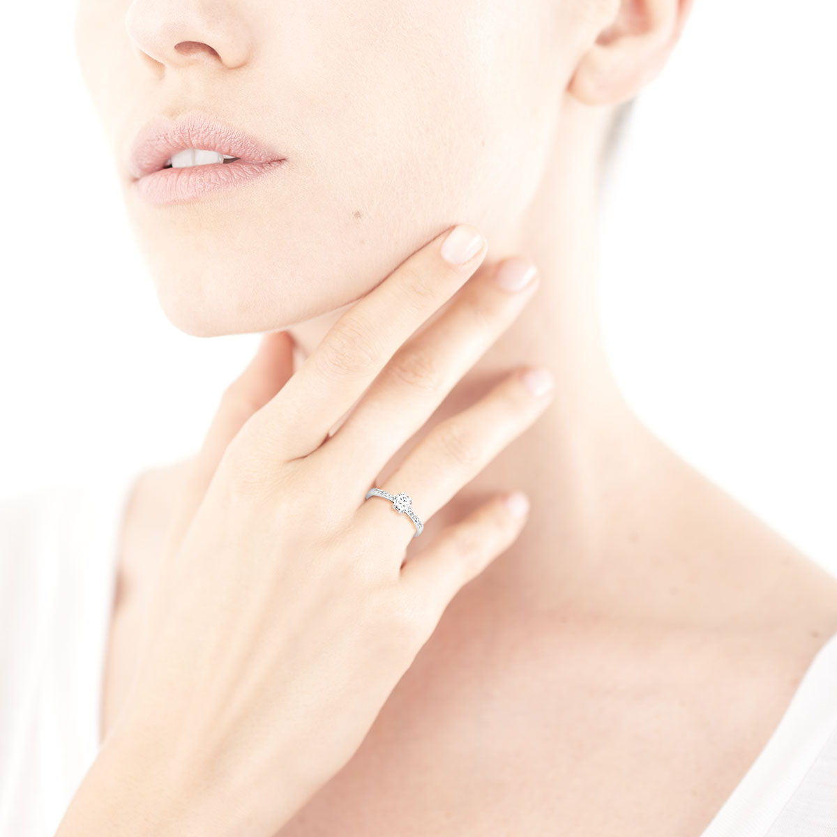 Bague argent 925 zirconias