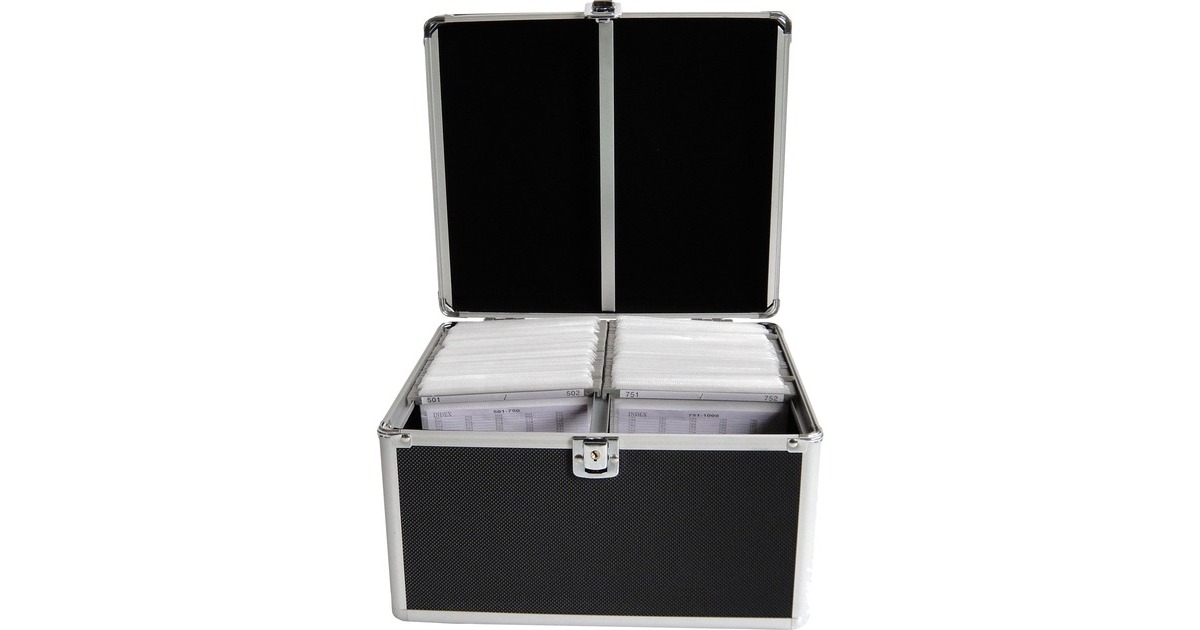 MediaRangeCD/DVD Koffer  (Zwart, 300 stuks, Retail)