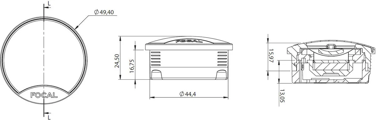Focal TWU1.5 (la paire) Haut-parleurs voiture