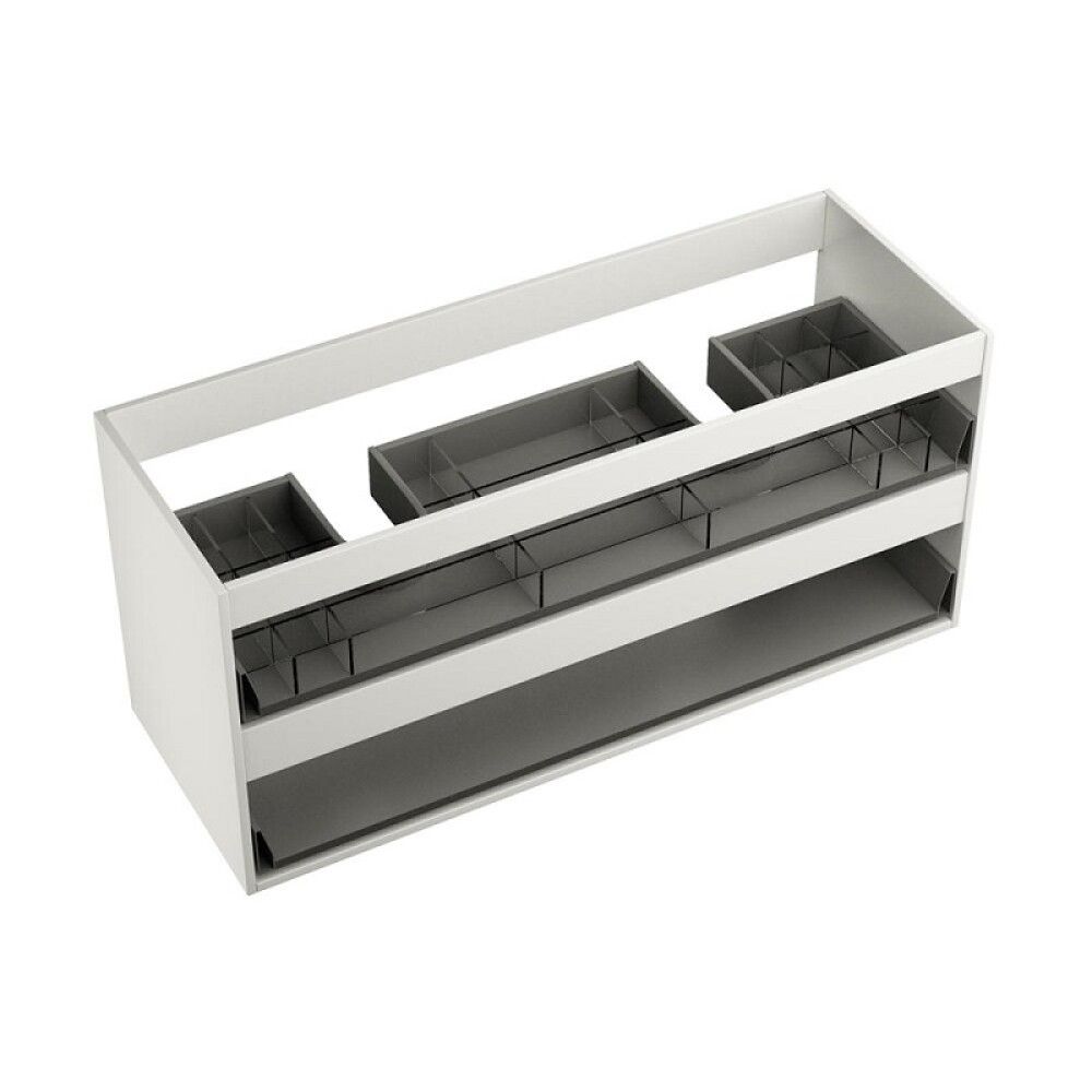 SERVANTSKAP CAMARGUE SKÄRGÅRDHVIT HØYBLANK 120 CM DOBBEL