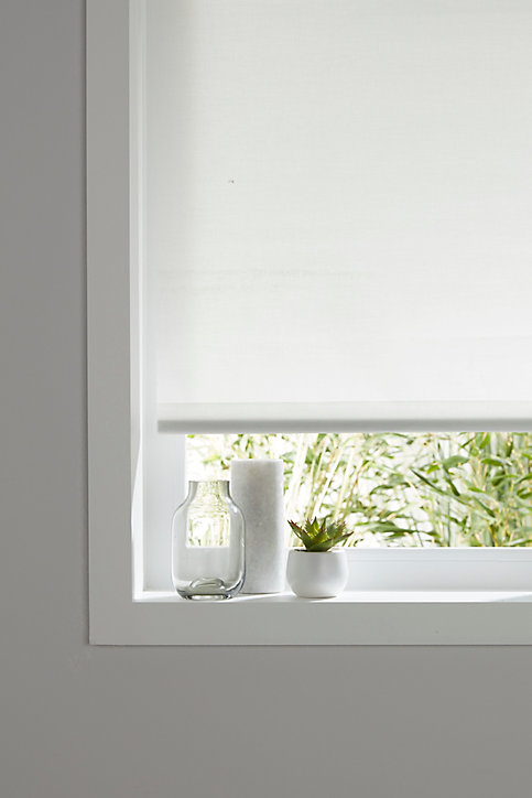 Store enrouleur tamisant Colours Halo blanc 40 x 180 cm