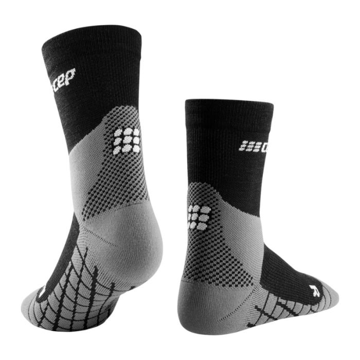CEP Herre Strømper Light Merino Hiking Socks Mid-Cut Sort