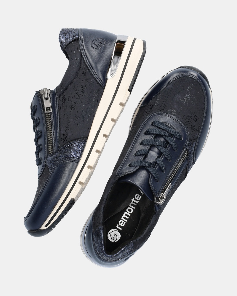 Remonte Lage sneakers  - blauw