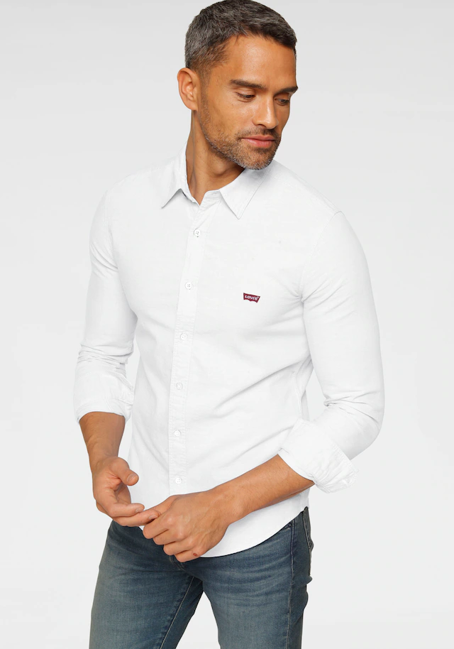 Levi's® Jeanshemd »BATTERY HM SHIRT SLIM«, mit Logobadge