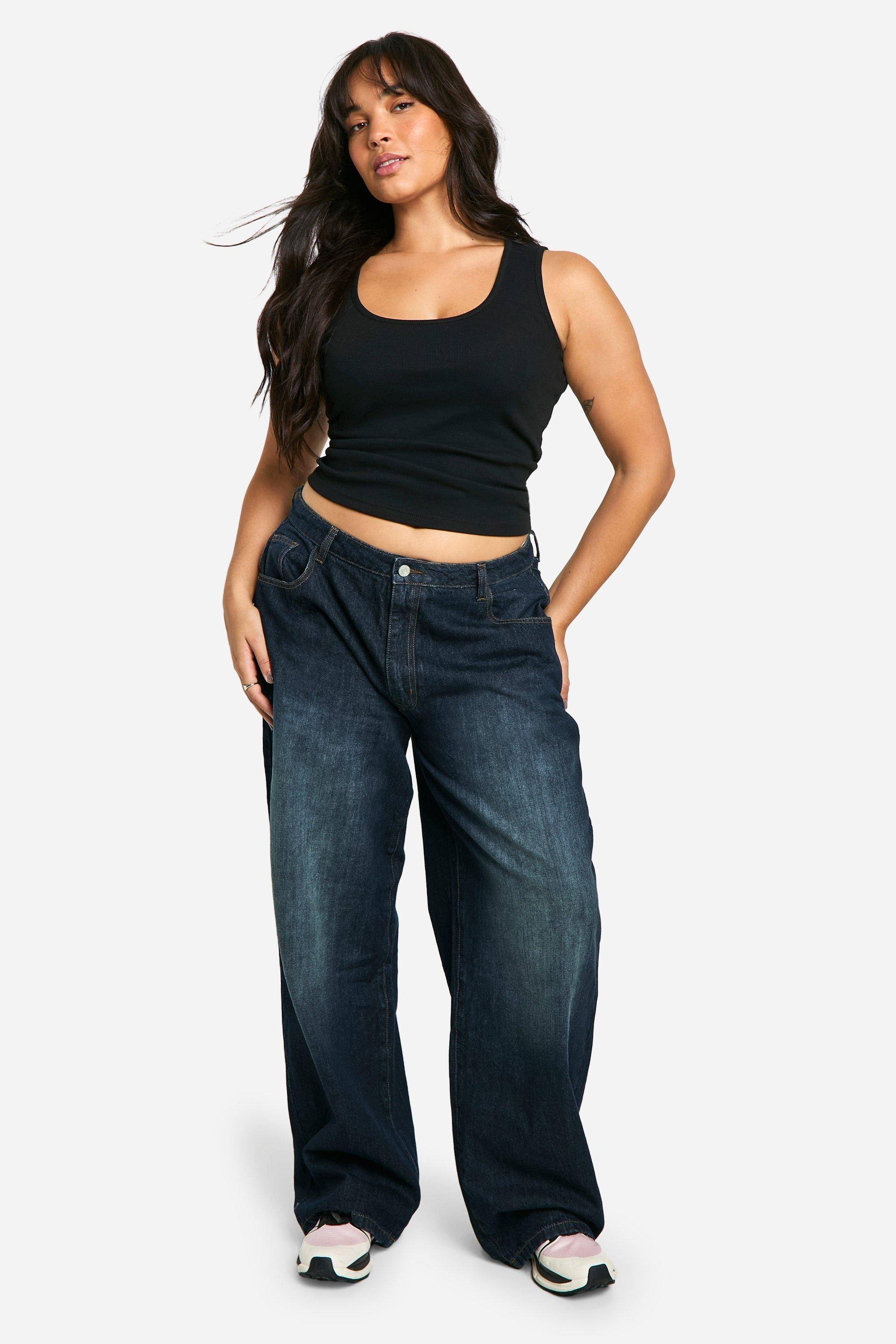 boohoo Boohoo Basics Plus Débardeur Côtelé à Larges Bretelles et Longueur Intégrale