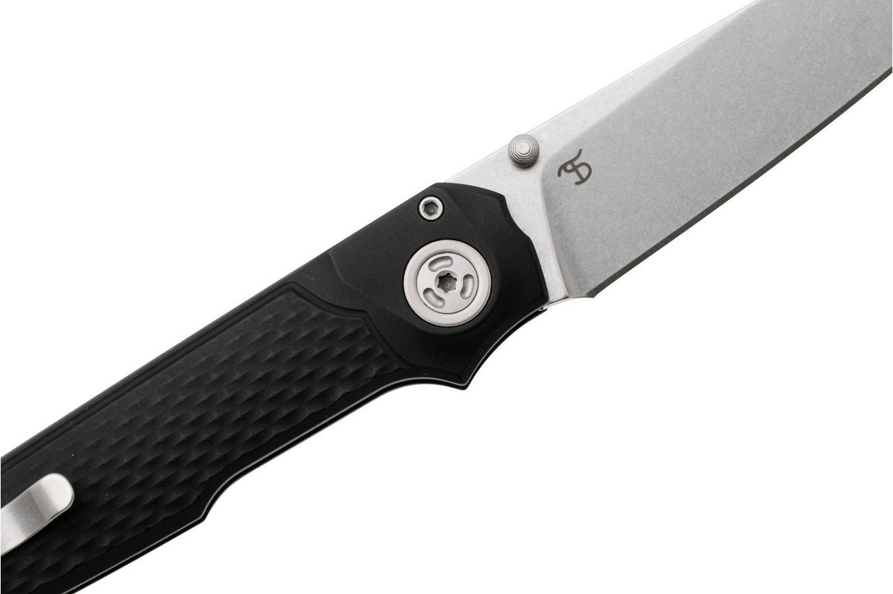 MKM Miura MK-MI-ABK Stonewashed MagnaCut, Black Aluminium, zakmes, Simone Tonolli design