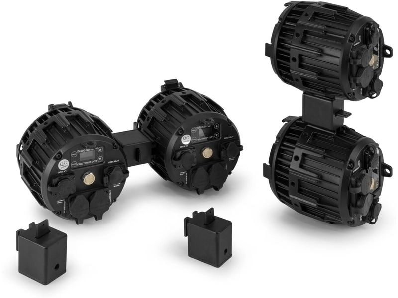 BeamZ Pro Scheinwerfer NEUTRON-ATOM TM Leistungsstarker Scheinwerfer mit WW Amber RGB