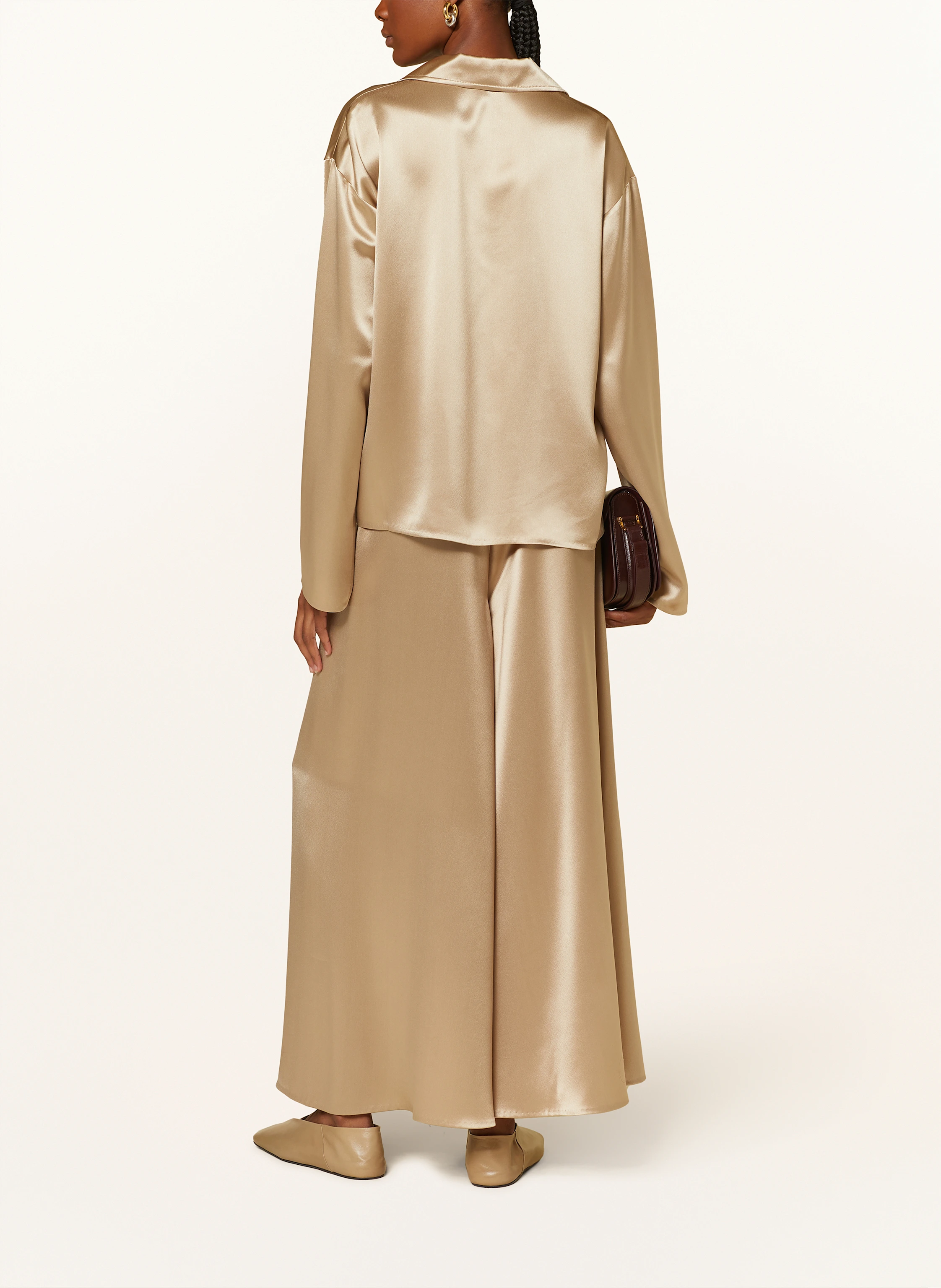 Nanushka Blusenshirt MENCIA aus Satin