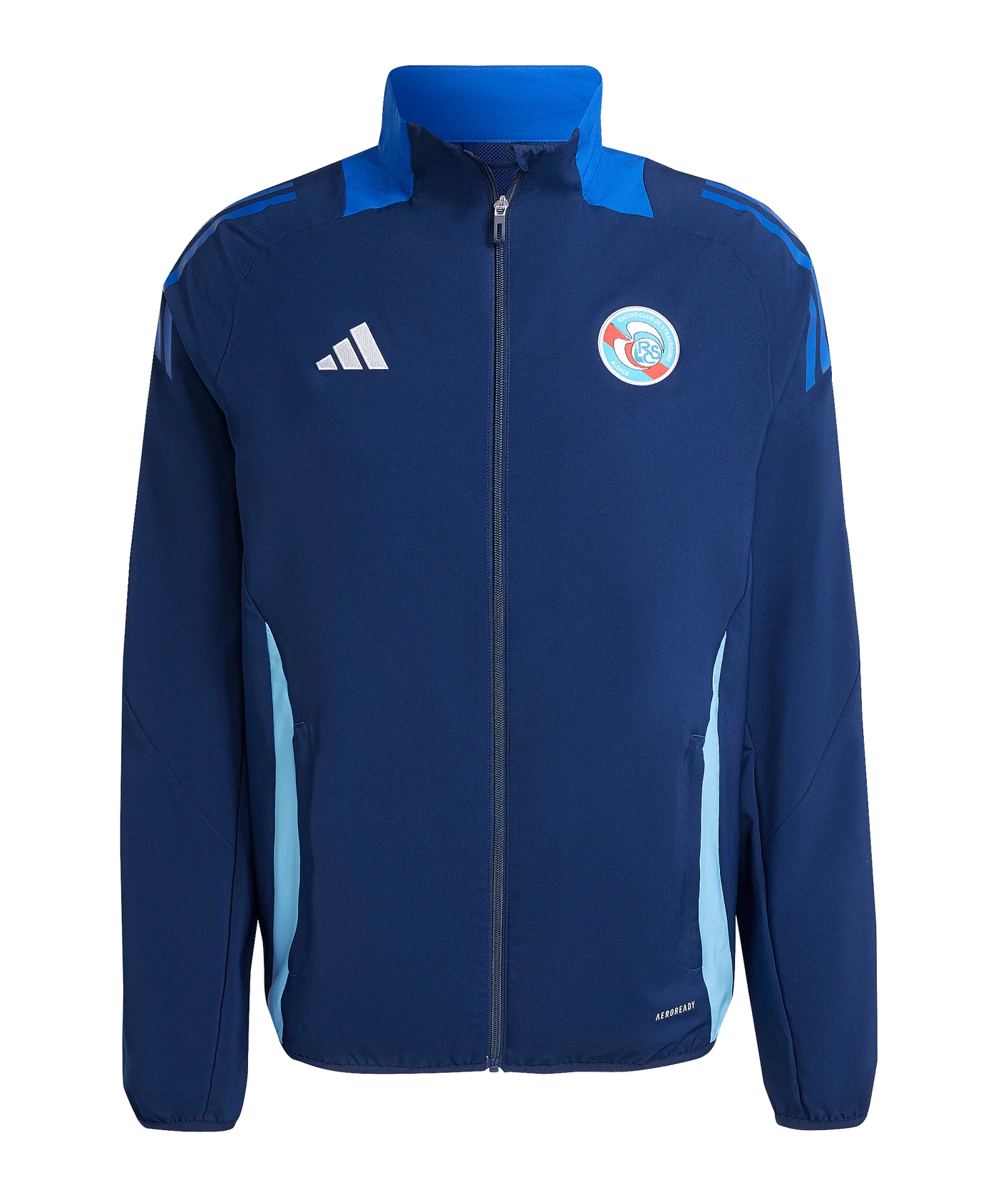 adidas RC Strassburg Prematch Jacke Blau
