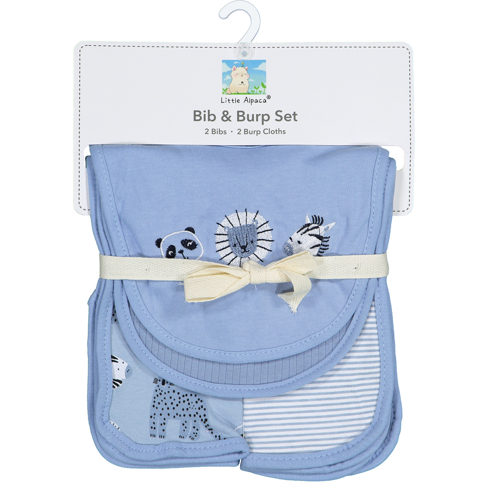 Baby-Lätzchen und Spucktuch, 4 Stück