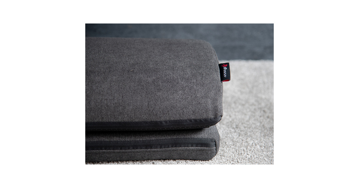 ArozziFootrest - Soft Fabric - Dark Grey voetensteun  (Donkergrijs)