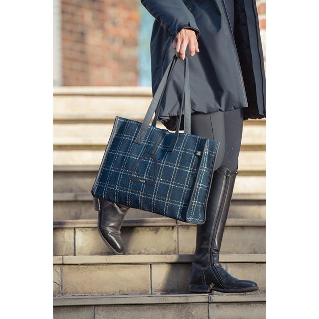 Tas Eskadron Heritage Bouclé Donkerblauw