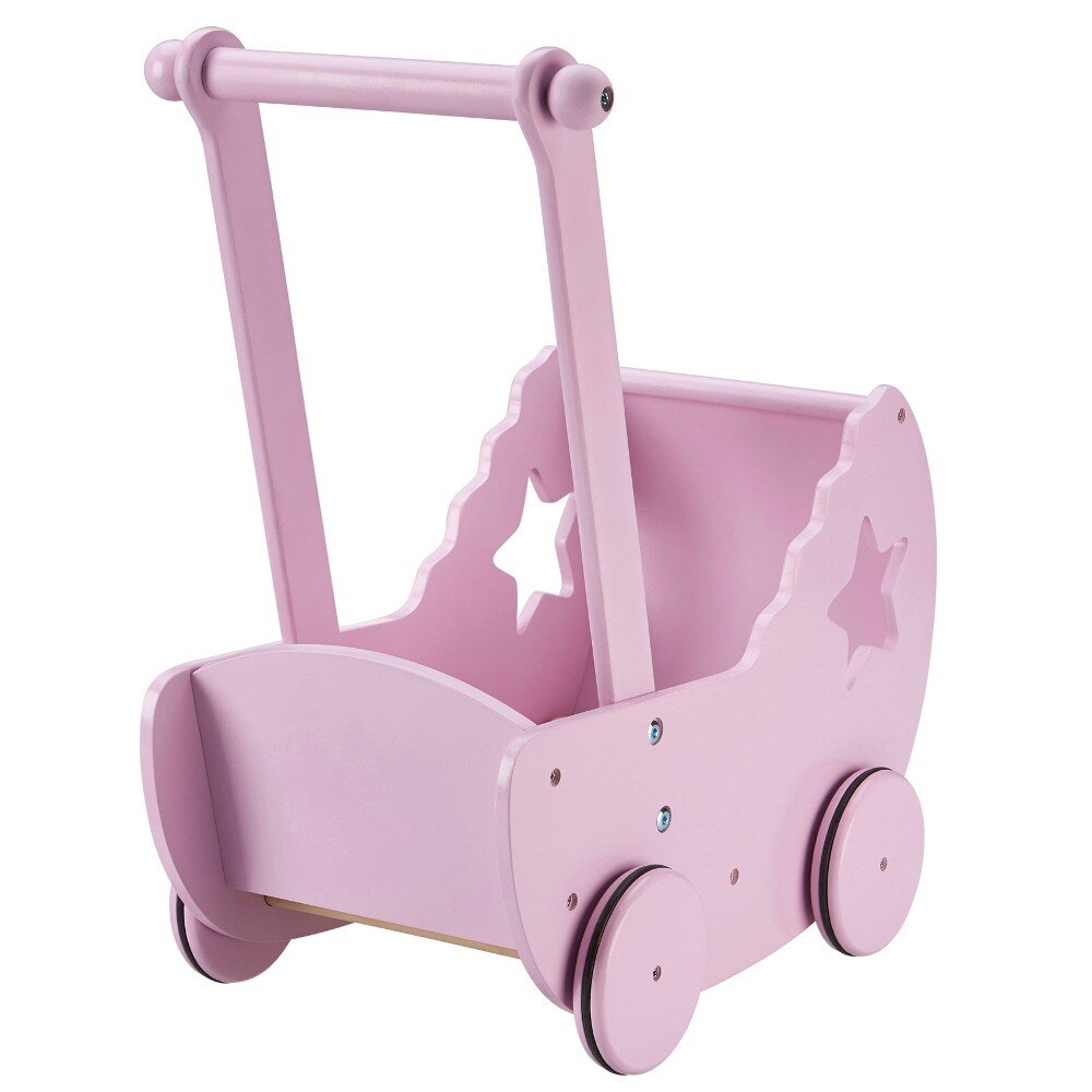 Kids Concept Kids Concept 412668 Puppenwagen mit Decke und Matratze rosa