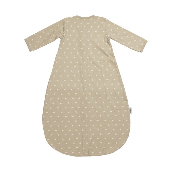 Meyco Sweet Heart Slaapzak Met Vaste Mouw Rond – 90 cm – Jersey – Sand