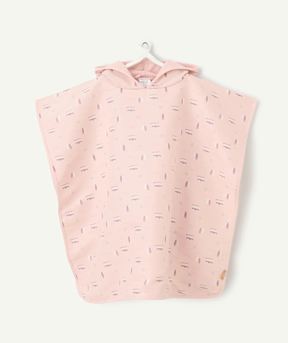 FRESKponcho de plage bébé fille rose