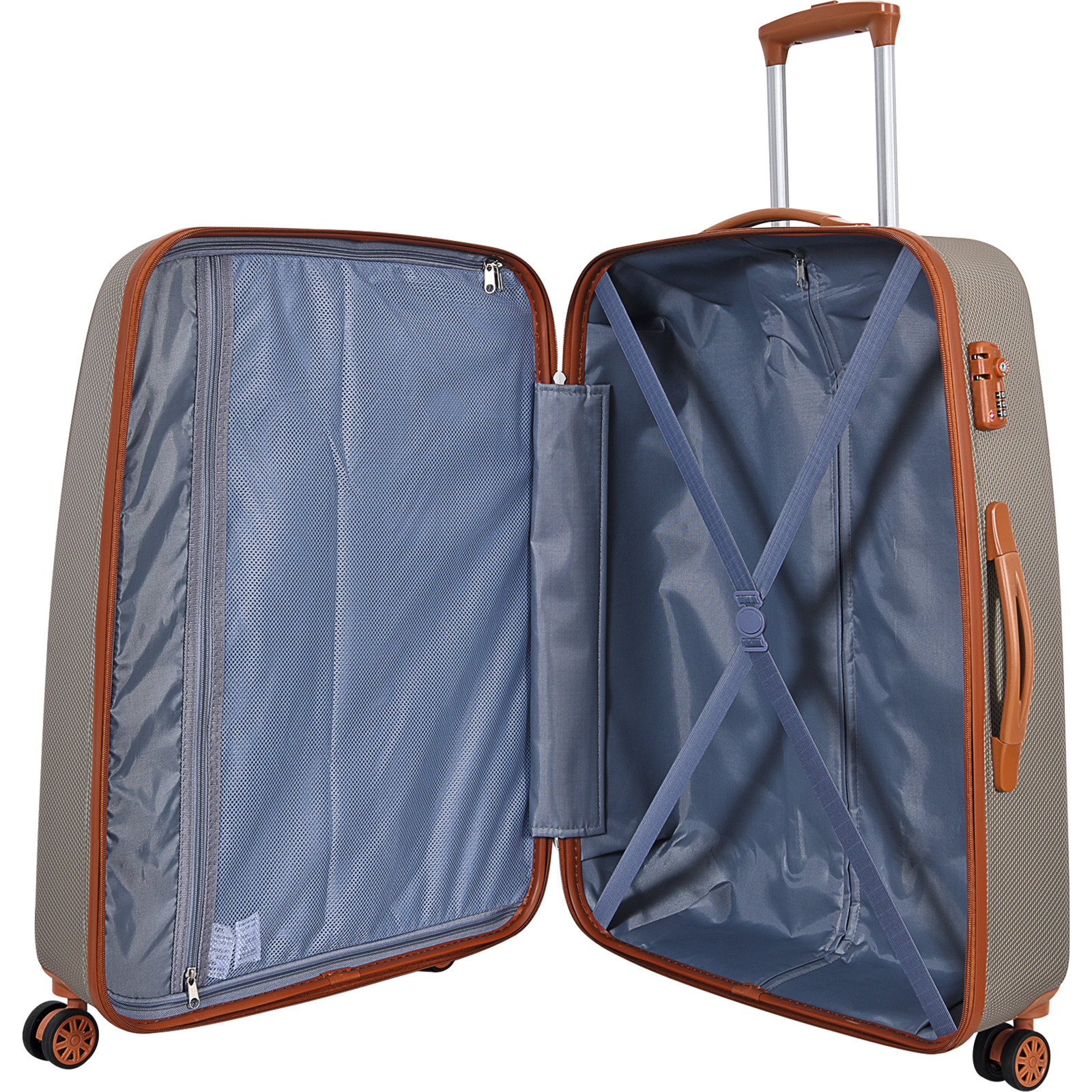 Koffer Nick L 76x53x31cm champagner 4R