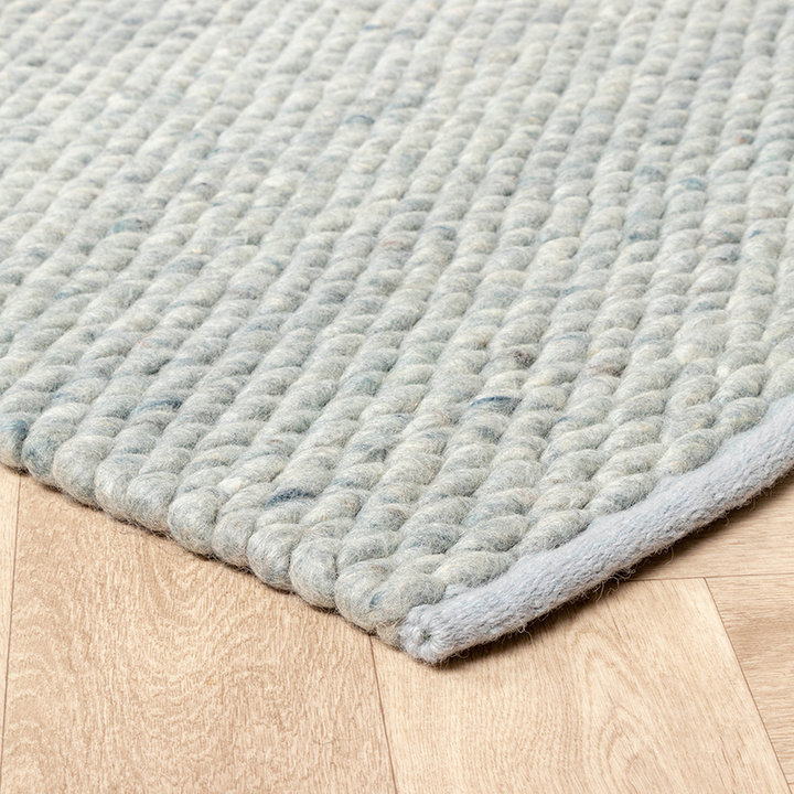 Wollen vloerkleed - Brilliant Mint | Onwijs warm!