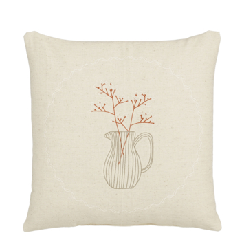 Kussen gypsophyla off white - l45xb45xh10cm