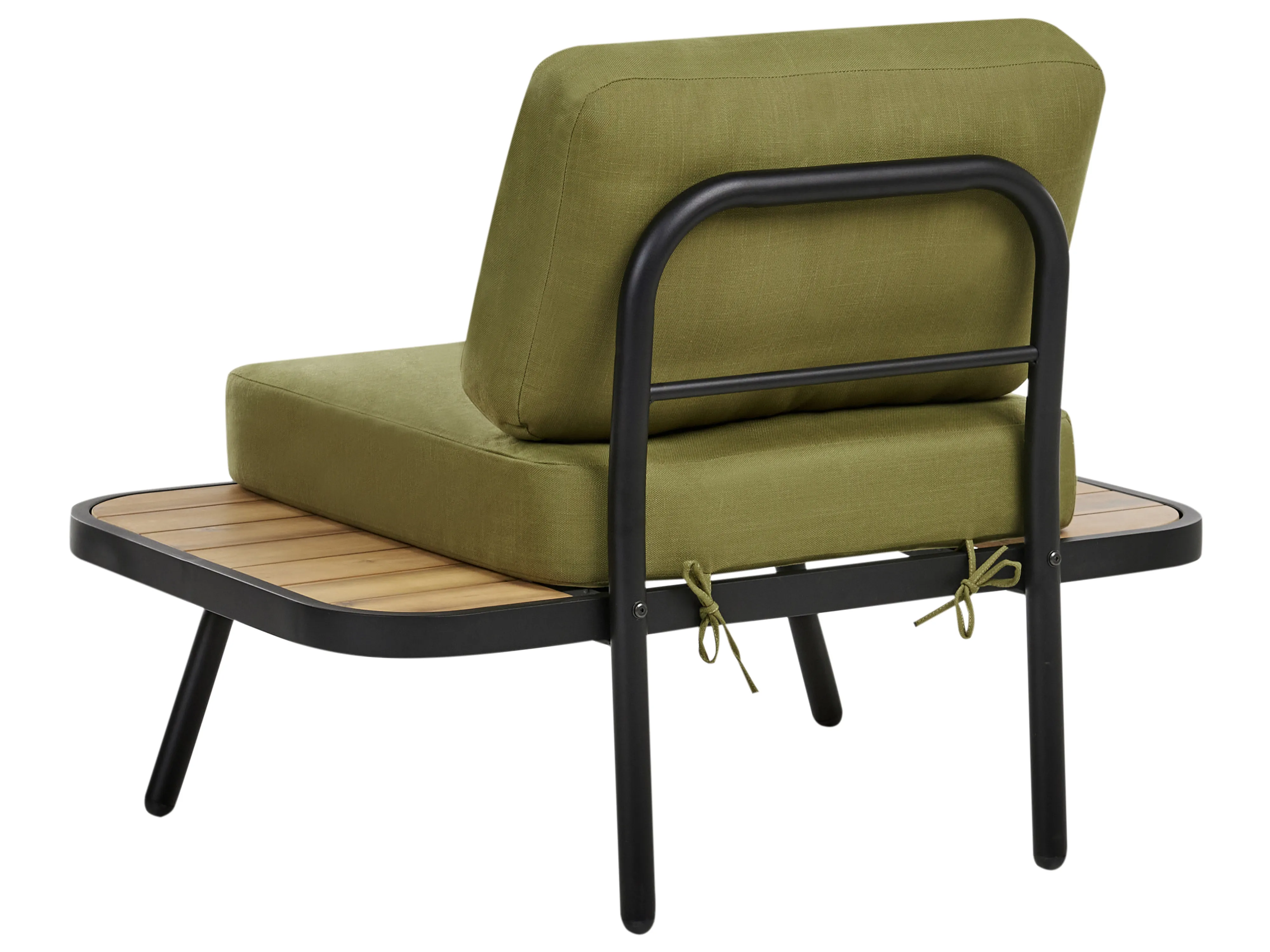 Loungeset met tafel 4-zits MINOZZO Gecertificeerd acaciahout Olijfgroen