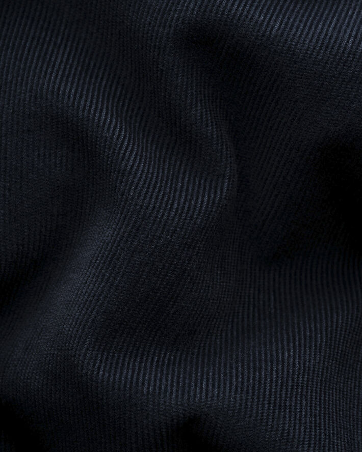 ETON Contemporary Fit Navy Blue Fine Whale Coruroy Shirt Blå