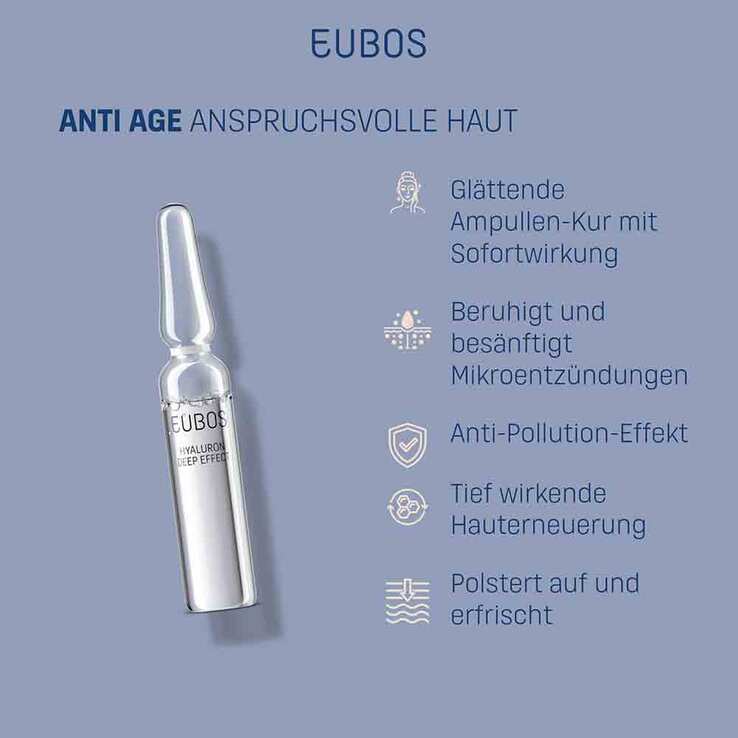 Eubos Anti Age Hyaluron Deep Effect Ampullen, 7X2 ml