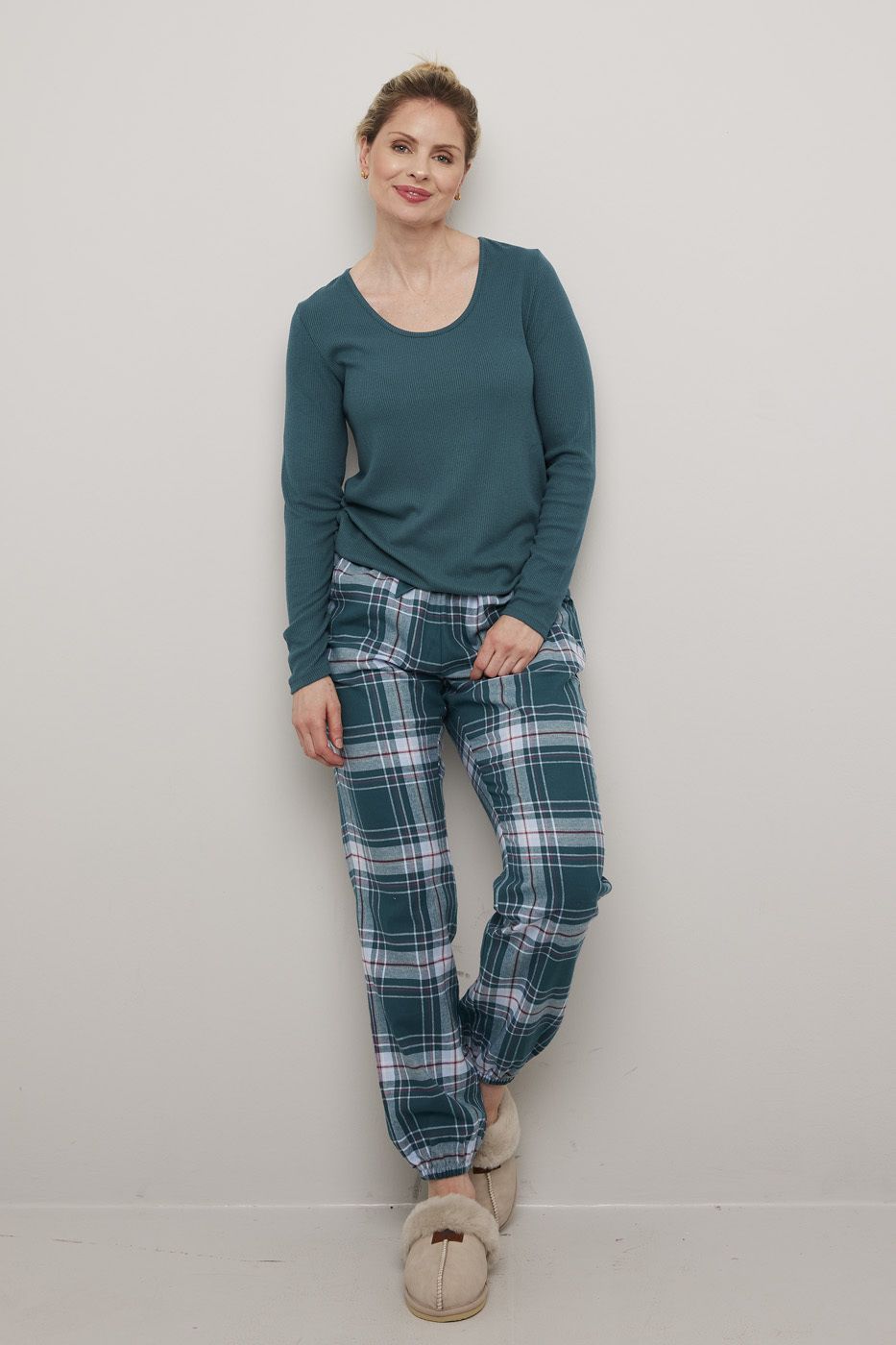 Pyjamasbukse i flanell