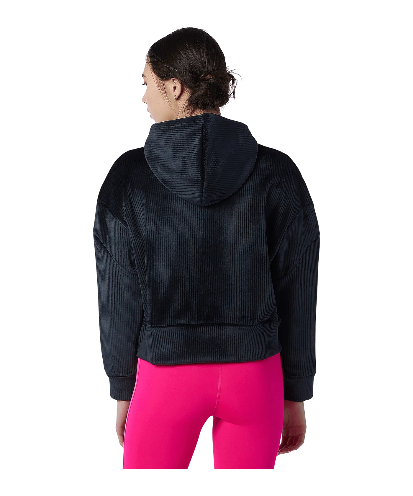 New Balance Hoody Damen Schwarz FBK