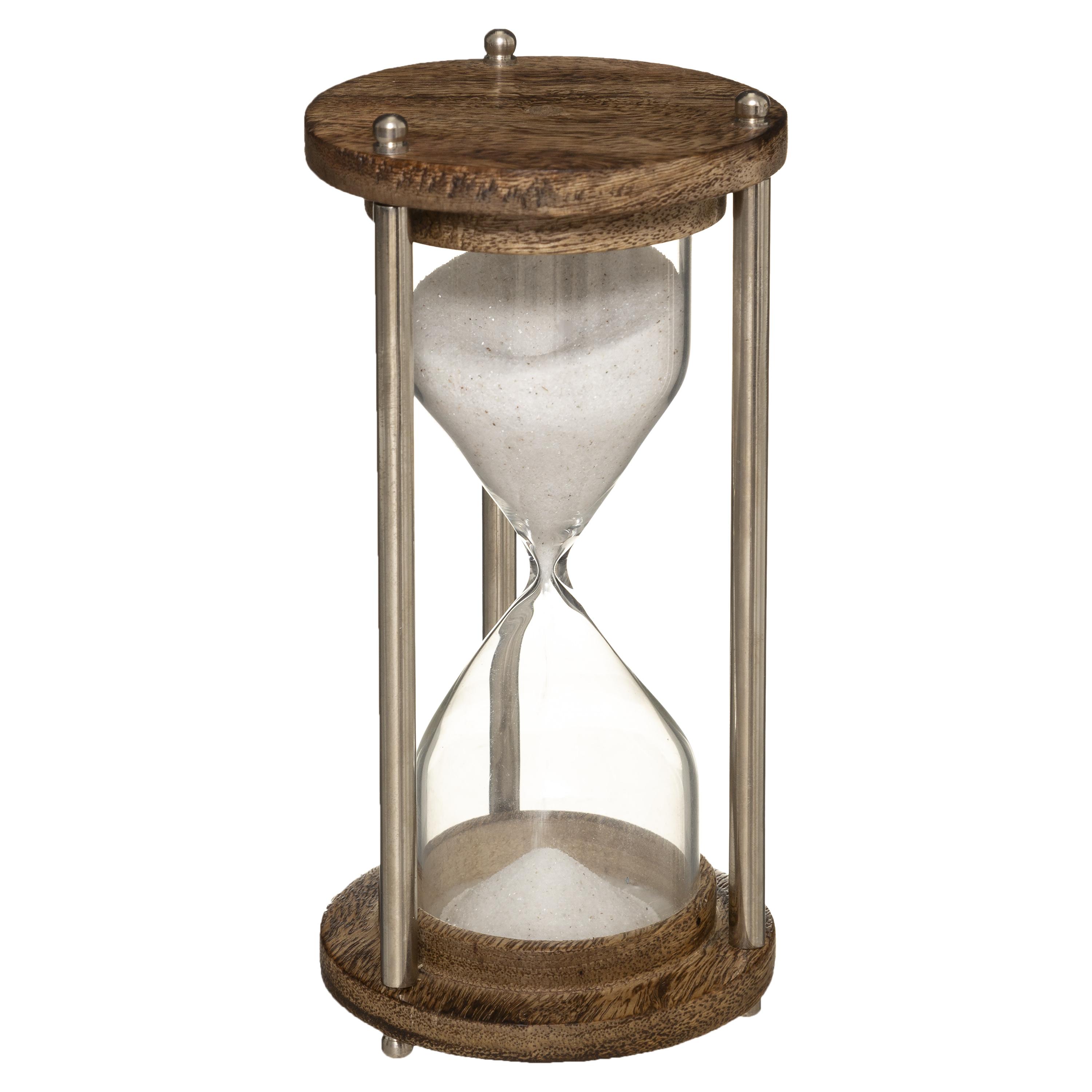 SABLIER MANGUIER METAL H.15CM