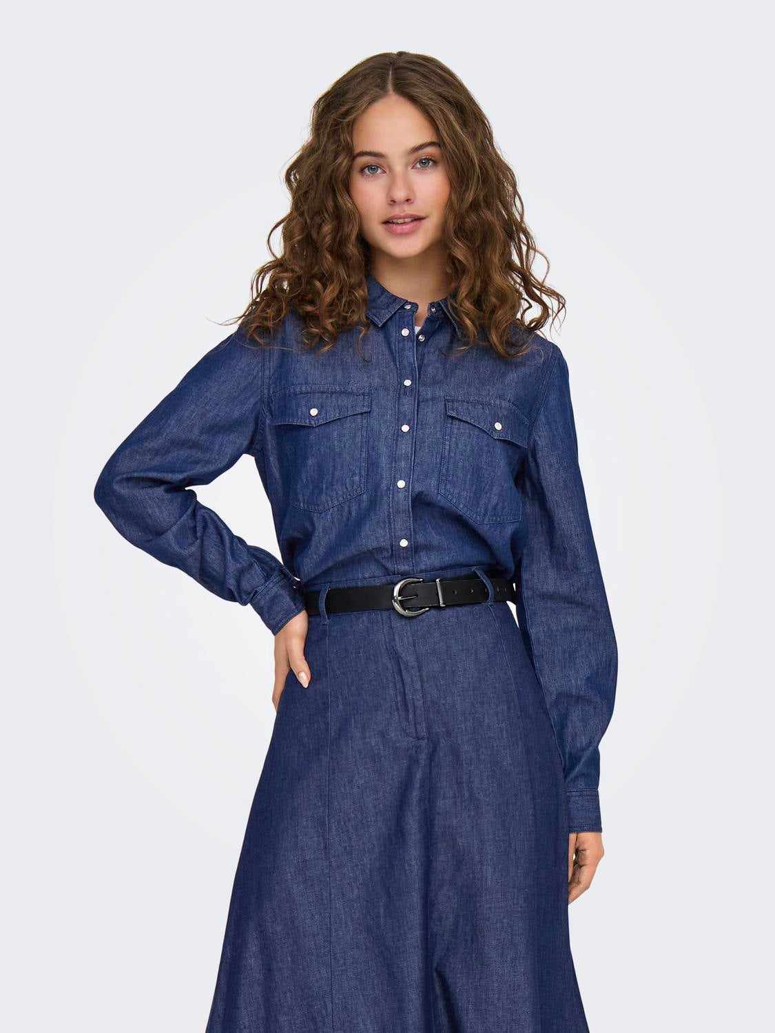 JDYKAI Hemd Medium Blue Denim