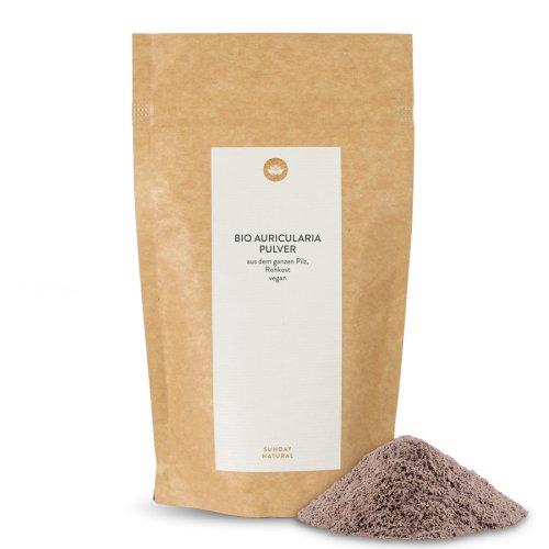 Sunday Natural Products  Bio Auricularia Pulver