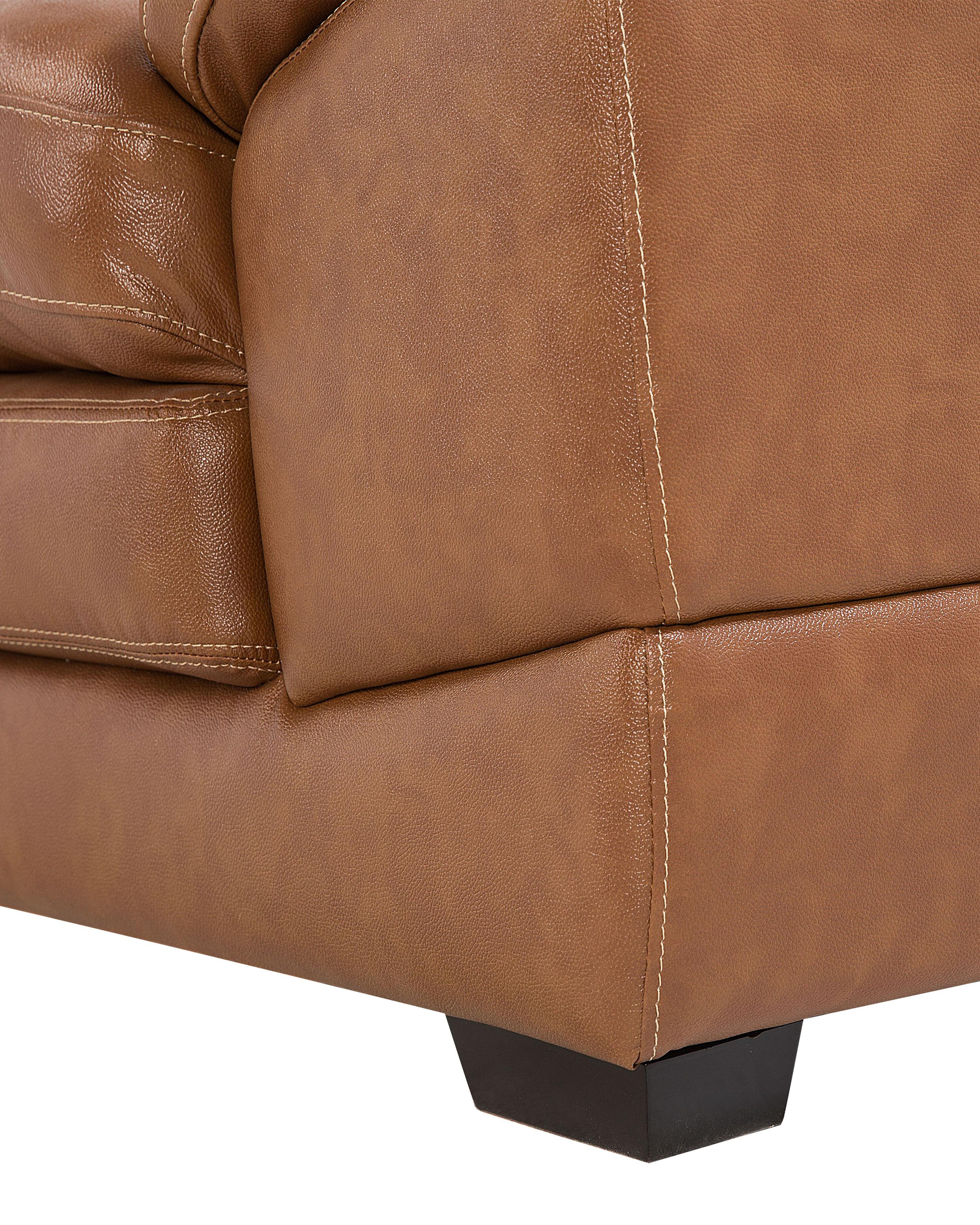 Fauteuil HORTEN Kunstleer Bruin