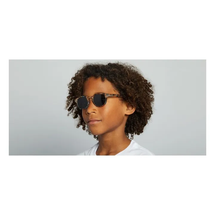 IZIPIZI Lunettes de Soleil #C Tortoise - Collection Adulte | Bleu