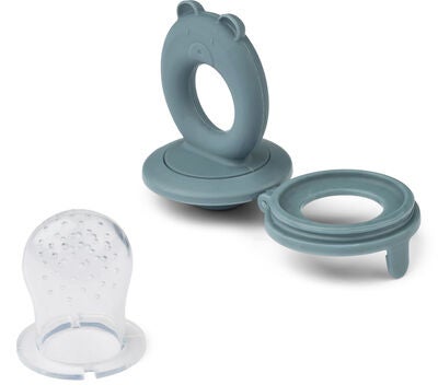 LIEWOOD Miranda Feeder 2-Pack, Whale Blue/Dove Blue