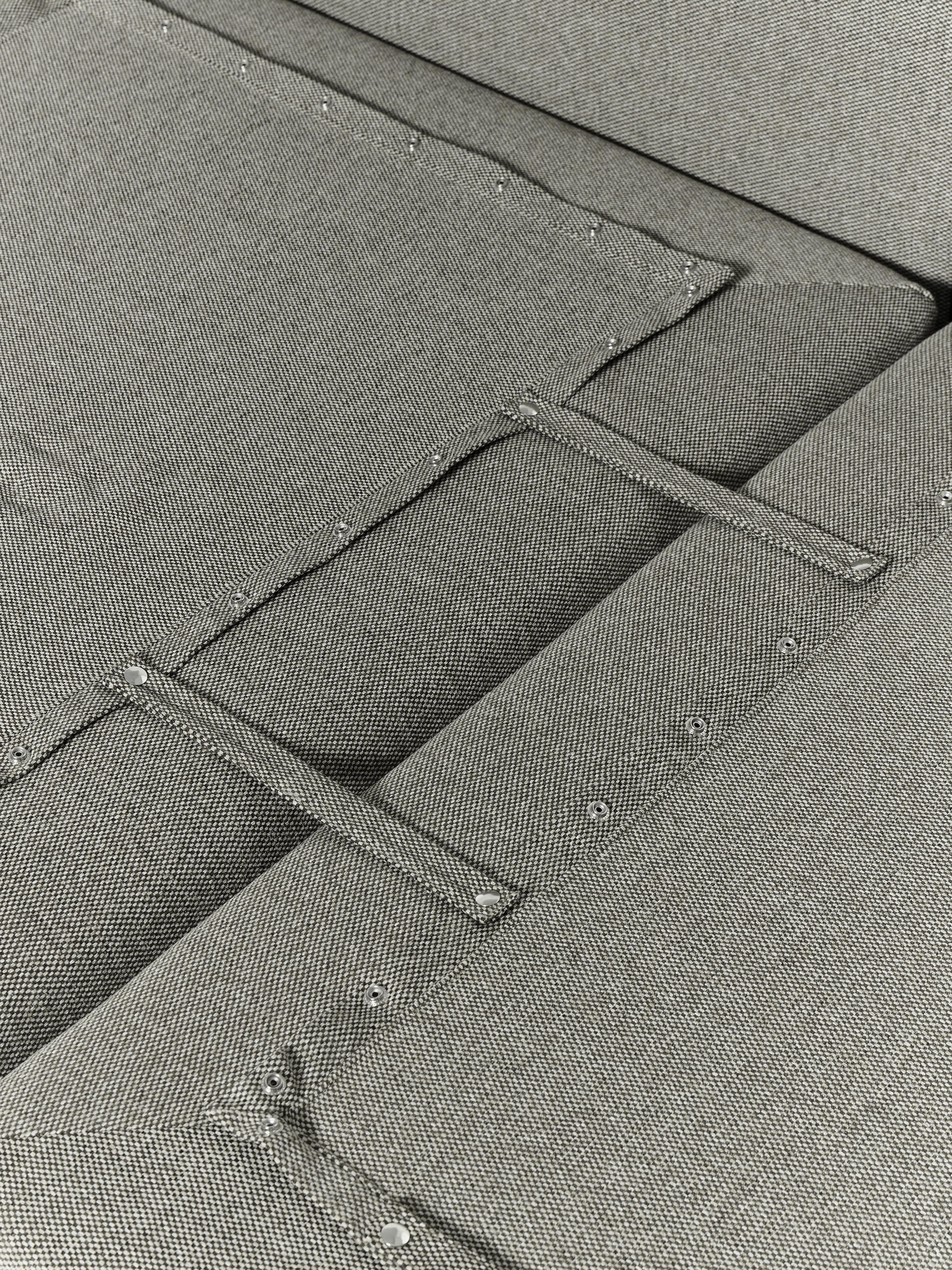 Modulaire XL bank Felix met poef (links/rechts)