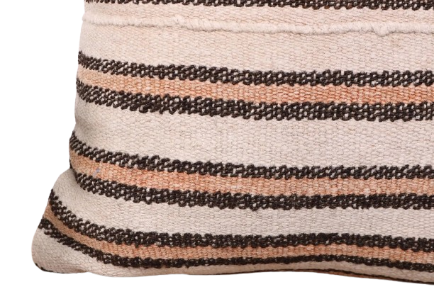 Kussen Kelim Vintage natural stripes 50x50