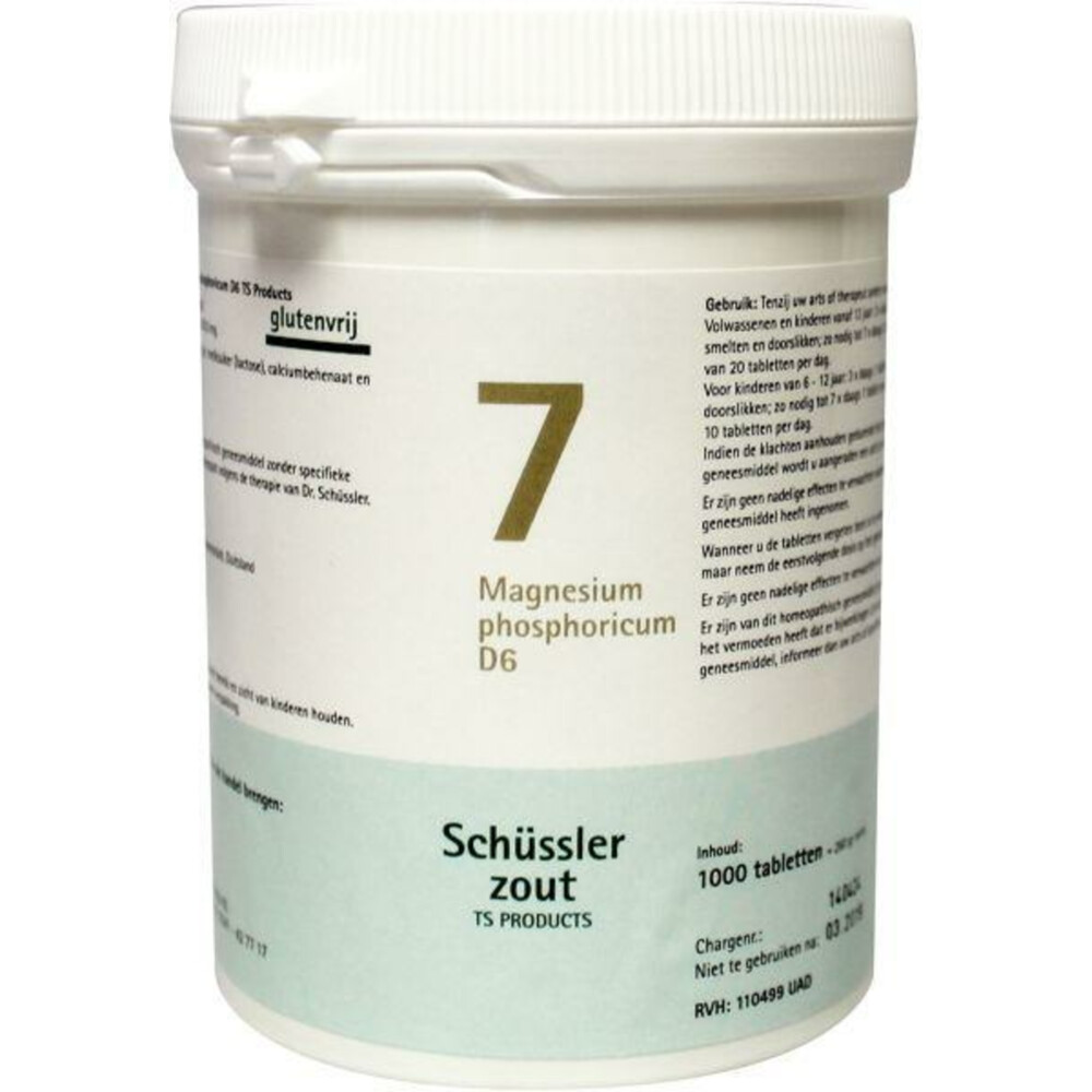 Pfluger Schussler Zout nr 7 Magnesium Phosphor D61000 tabletten