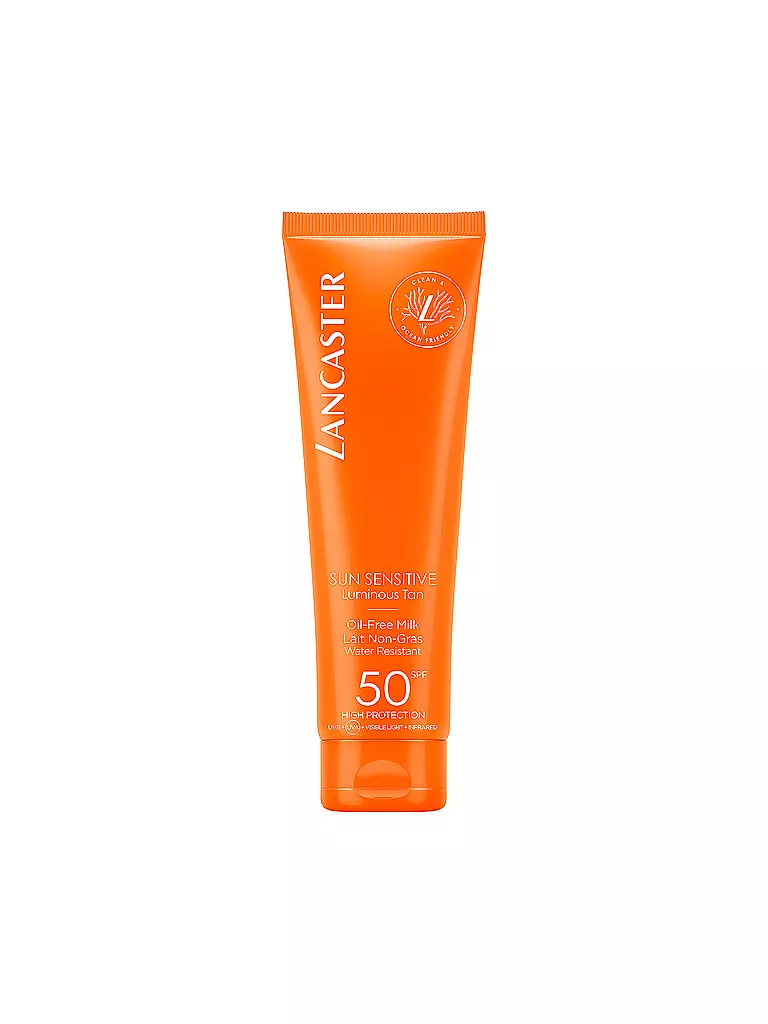 LANCASTER Clean Sun Sensitive Oil Free Body Milk SPF 50 150ml keine Farbe