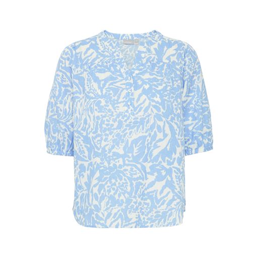 Fransa Maddie Bluse, AOP 02F Hydrangea, XXL