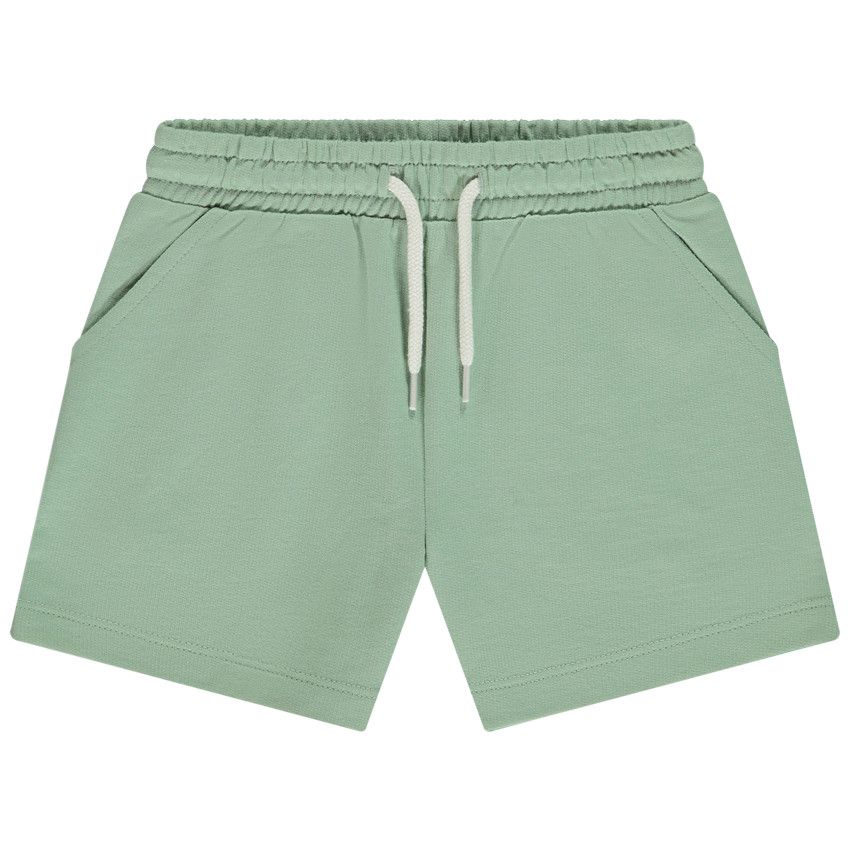 Short en molleton uni pour fille - Vert