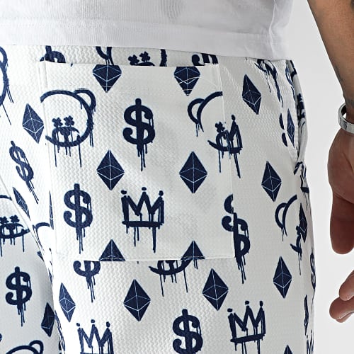 Short Jogging Lifestyle Maison De Couture 0058 Blanc