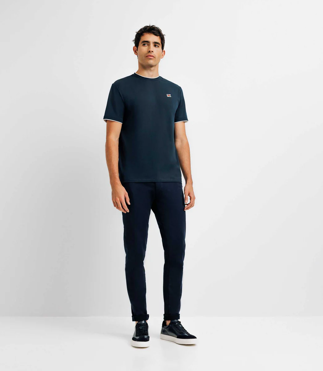 T-shirt avec patch marine