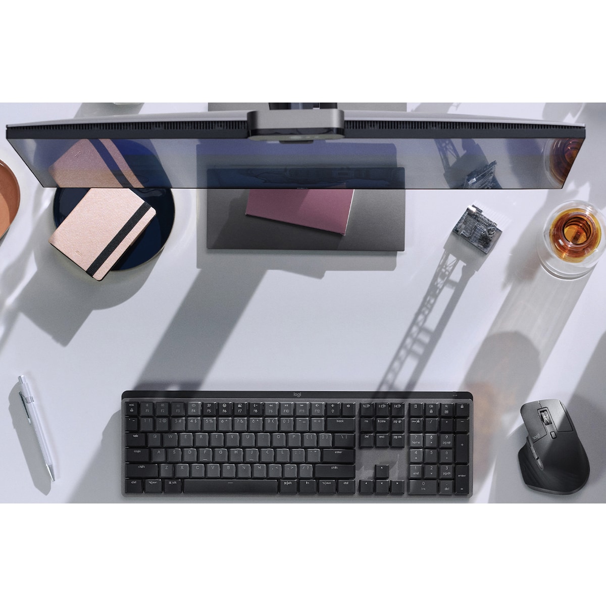 Logitech MX Master 3S trådløs mus (pale grey)