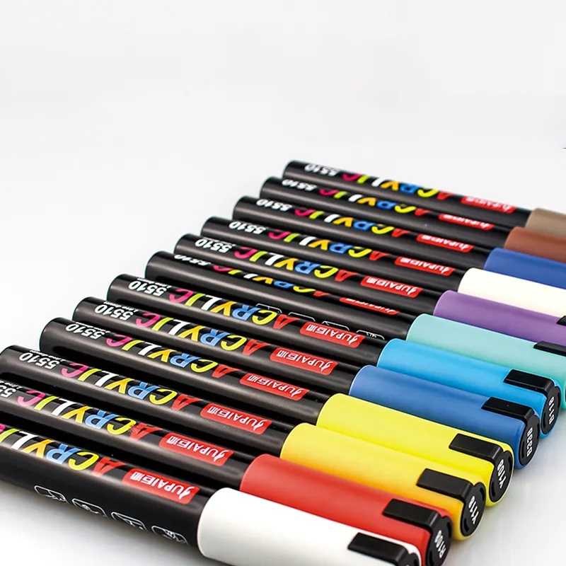 (24er Set) 4mm Wasserfeste Acryl Permanent Marker Pigment Stifte