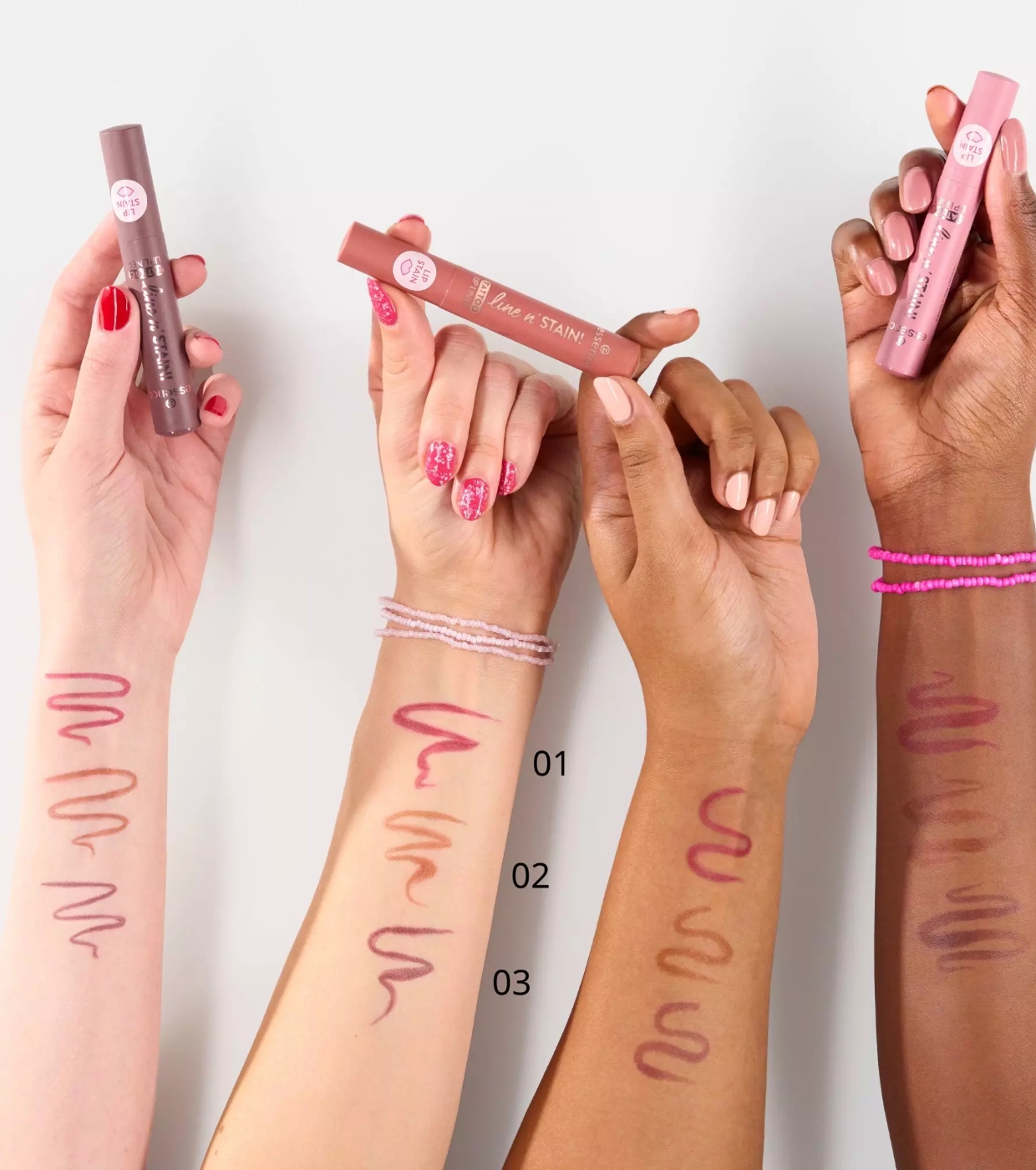 essence - Delineador de lábios de longa duração Line n'Satain - 03: Make A Mauve