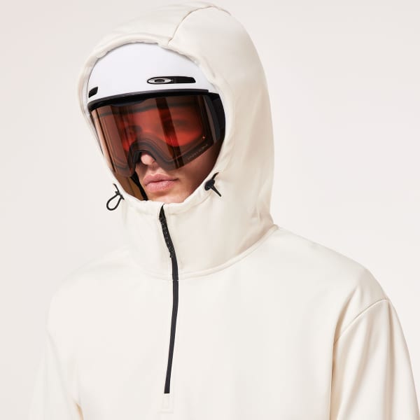 Sweatshirt OAKLEY TNP NOSE GRAB SOFTSHELL HOODIE LUNAR ROCK/ARCTIC WHITE