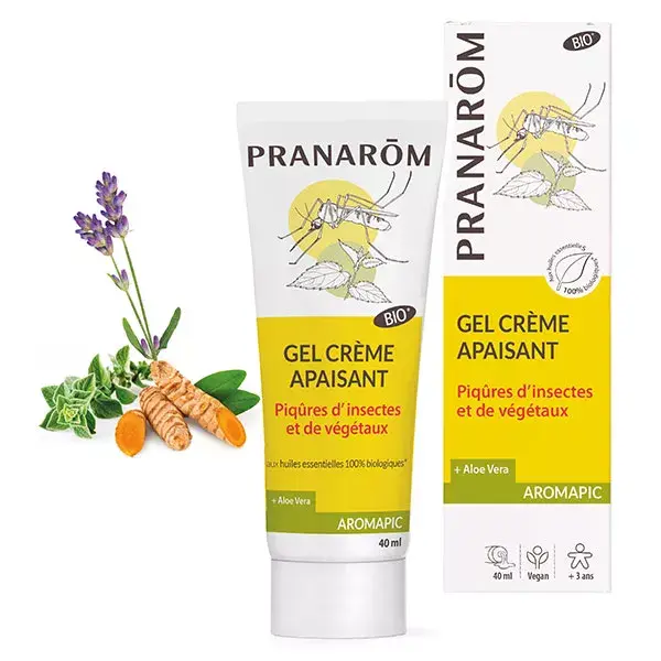 Pranarom Creme Gel Calmante Orgânico Aromático 40ml