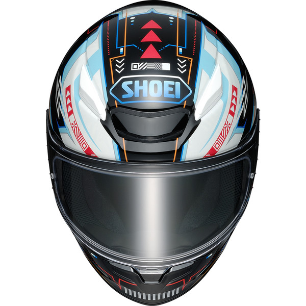 Shoei - Casque NXR2 Arcane TC-10 / Noir / Blanc / Bleu Clair