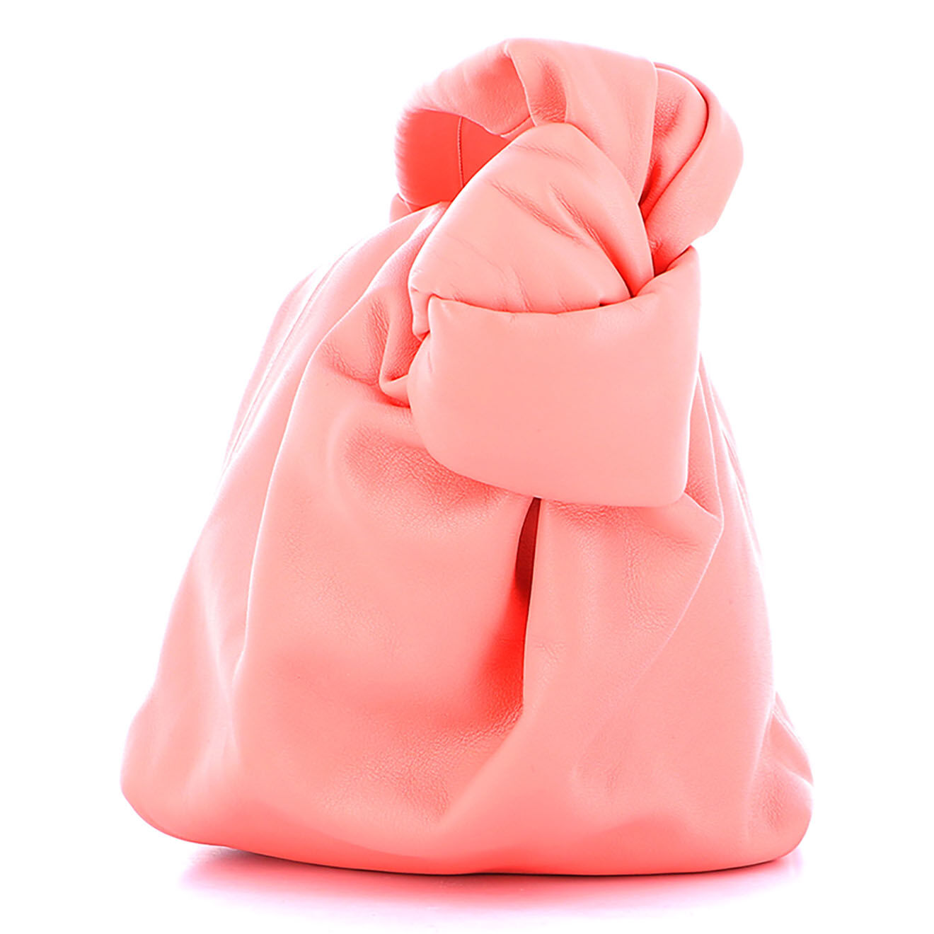 Bottega Veneta Sac à main Jodie en Cuir rose - Très bon état - L.28 cm
