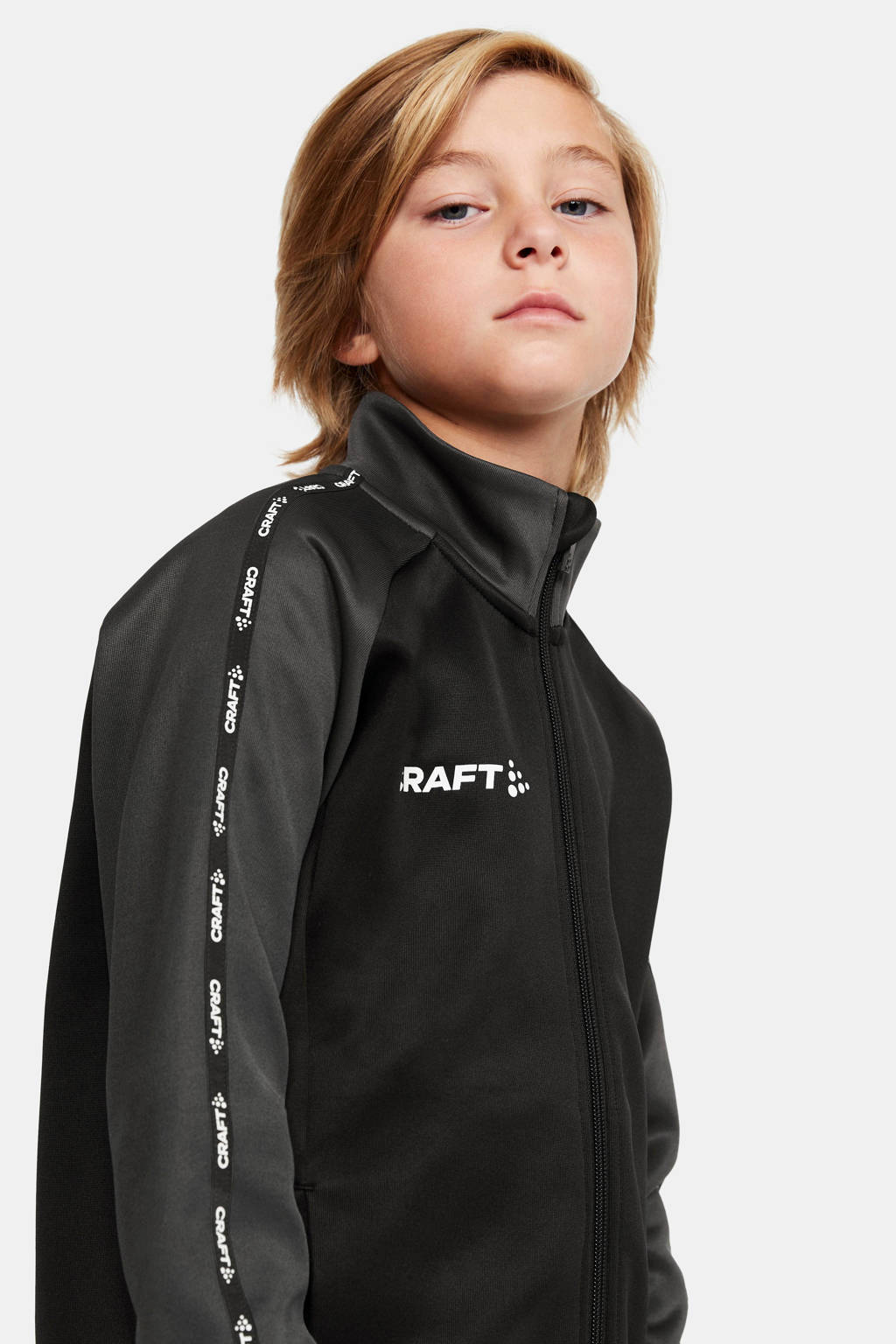 Craft Juniorsportvest zwart/antraciet